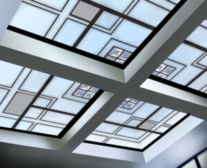 Leaded Glass Skylight — commercial project in Vaughan